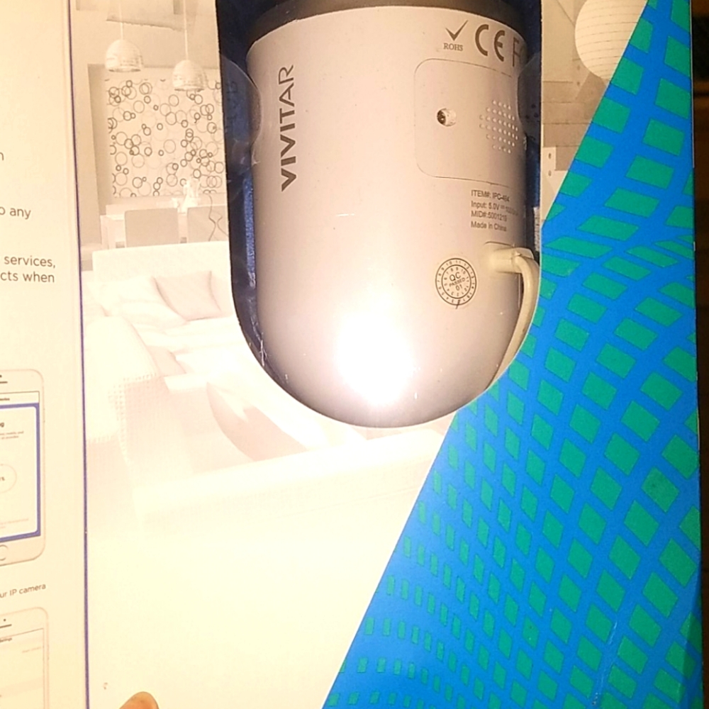 NIB-VIVITAR- Outdoor Wi-Fi Camera w/2 way intercom - Picture 4 of 4
